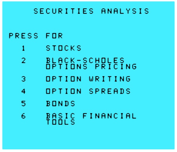 securities analysis 1