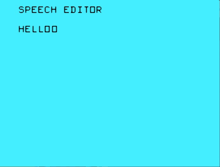 speech editor